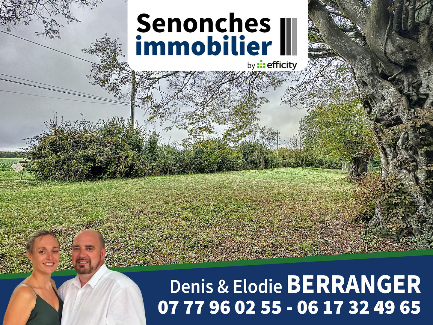 Terrain constructible à vendre - 500 m² - Vaupillon / La Loupe (28240)