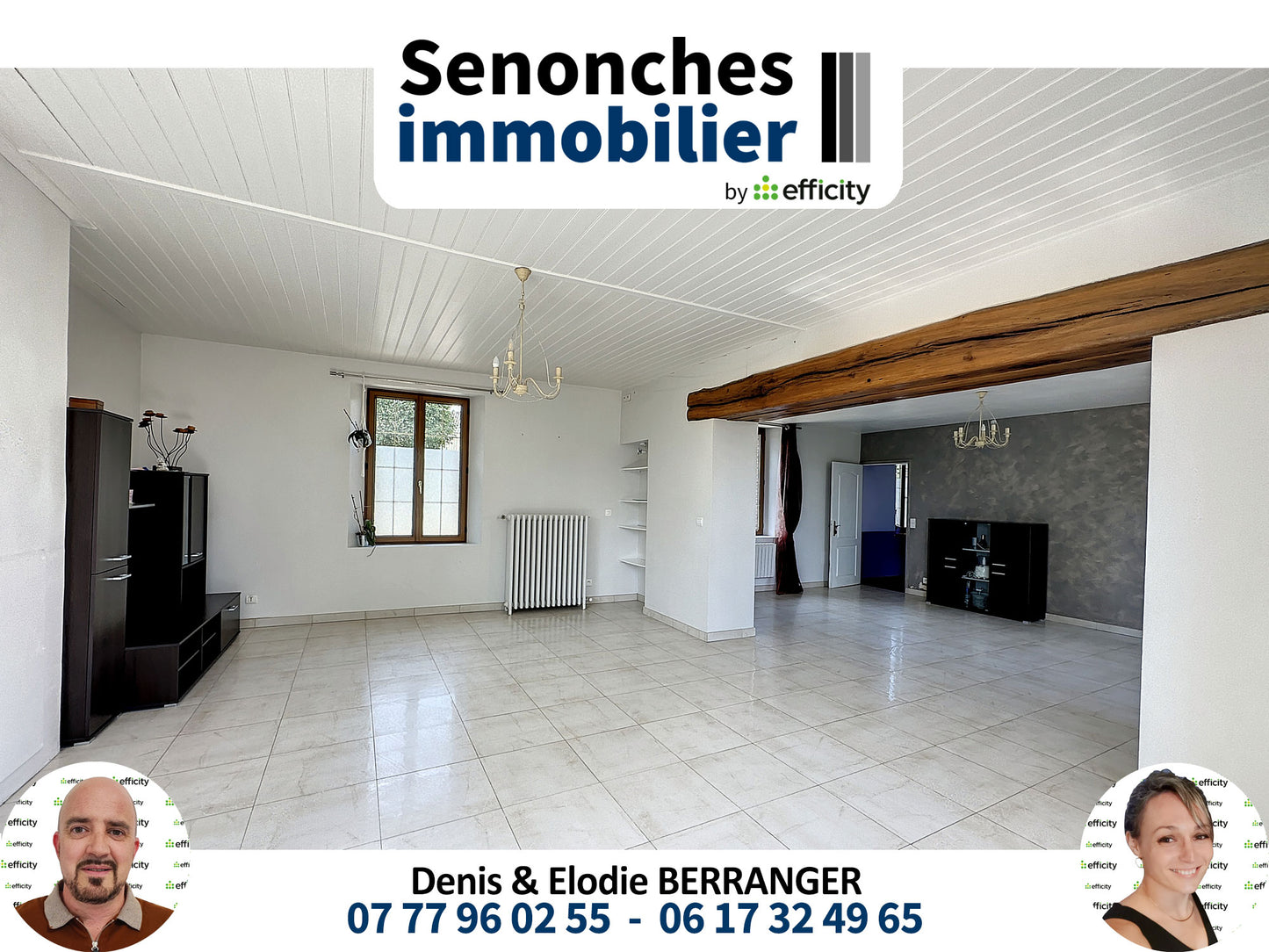 VENDU - Longère à vendre 7 pièces - 192 m² + hangar 110 m² - Digny (28250)
