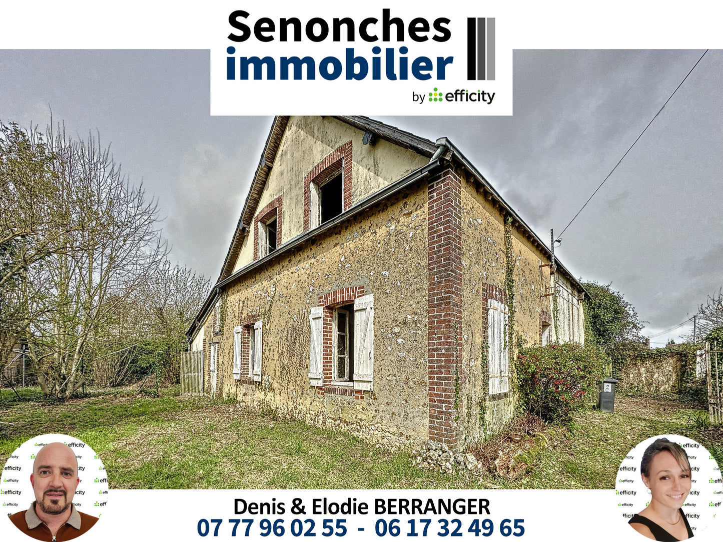 VENDUE - Maison vendue 4 pièces à rénover - 90 m² - Frazé (28160)