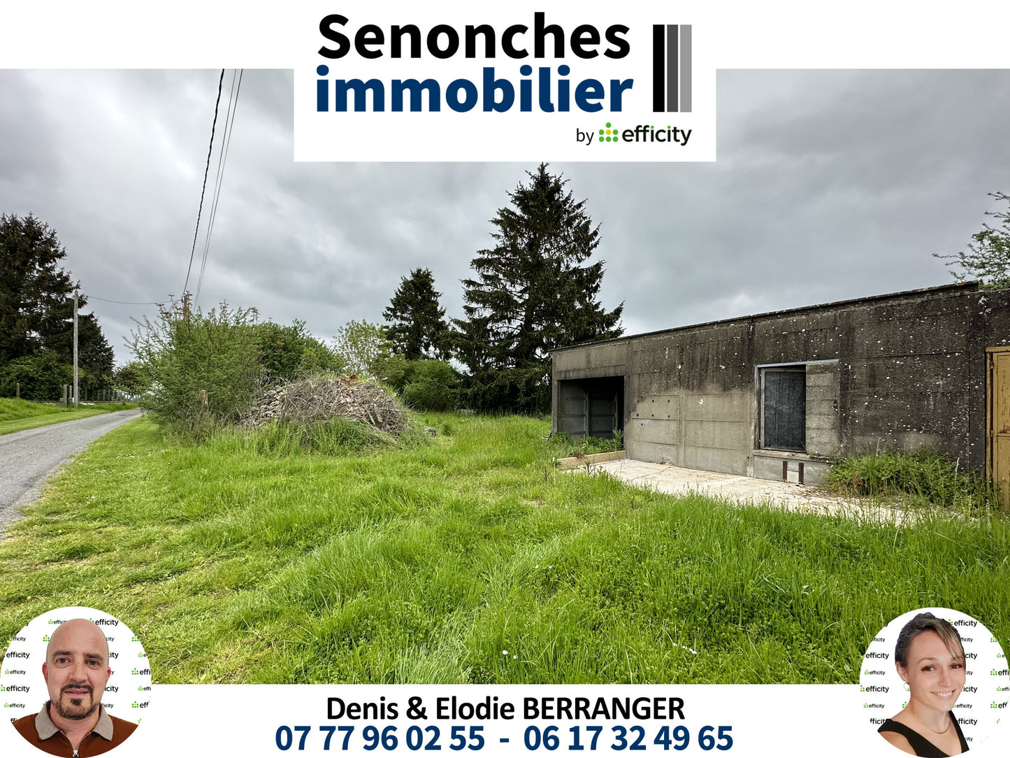 Terrain de loisir avec garage - 1200 m² - Digny (28250)