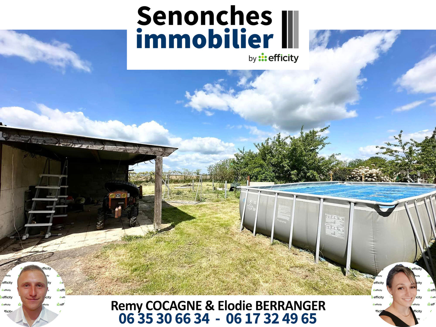 VENDUE - Pavillon à vendre 4 pièces - 88 m² - Tremblay-Les-Villages (28170)