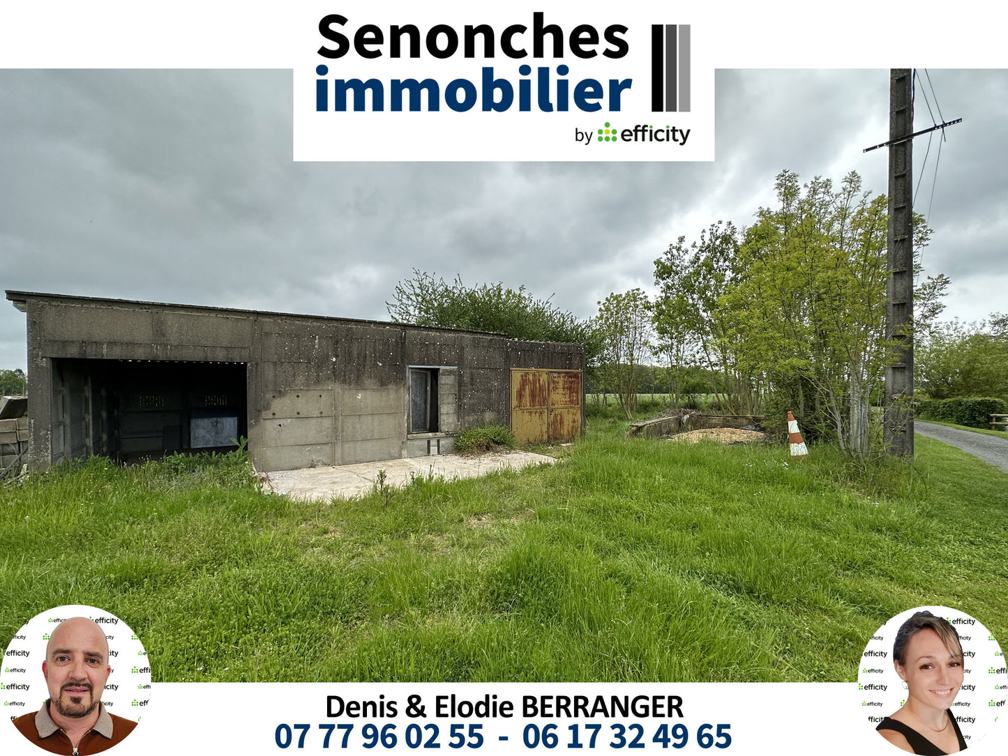 Terrain de loisir avec garage - 1200 m² - Digny (28250)