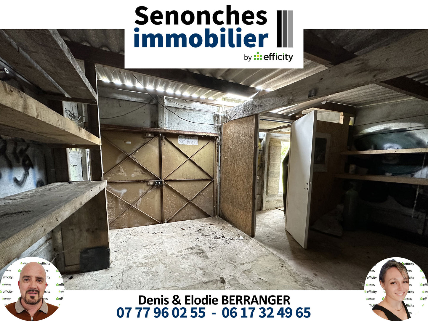 Terrain de loisir avec garage - 1200 m² - Digny (28250)