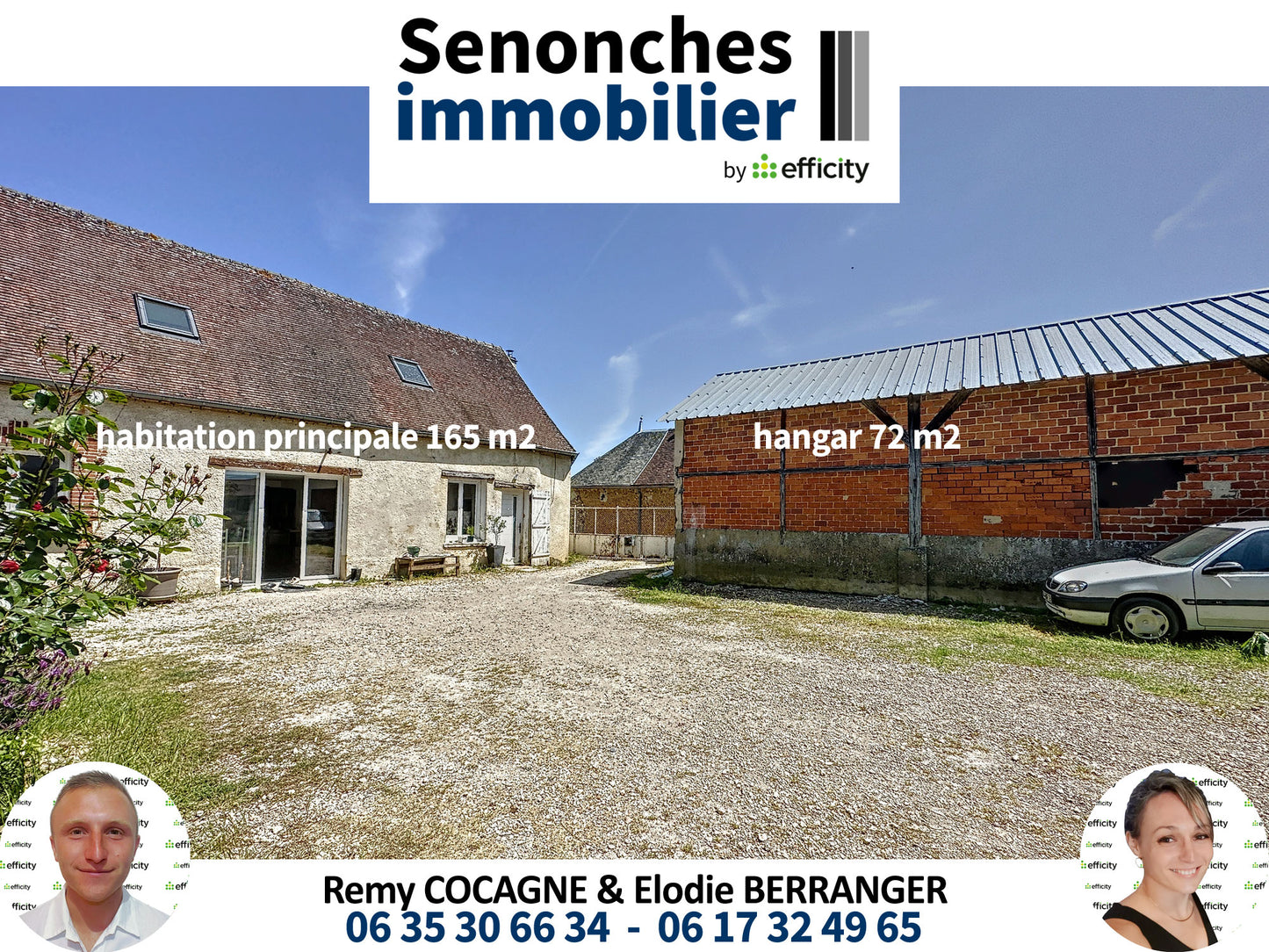 Longère à vendre 8 pièces - 165 m² - Tremblay-les-Villages (28170)