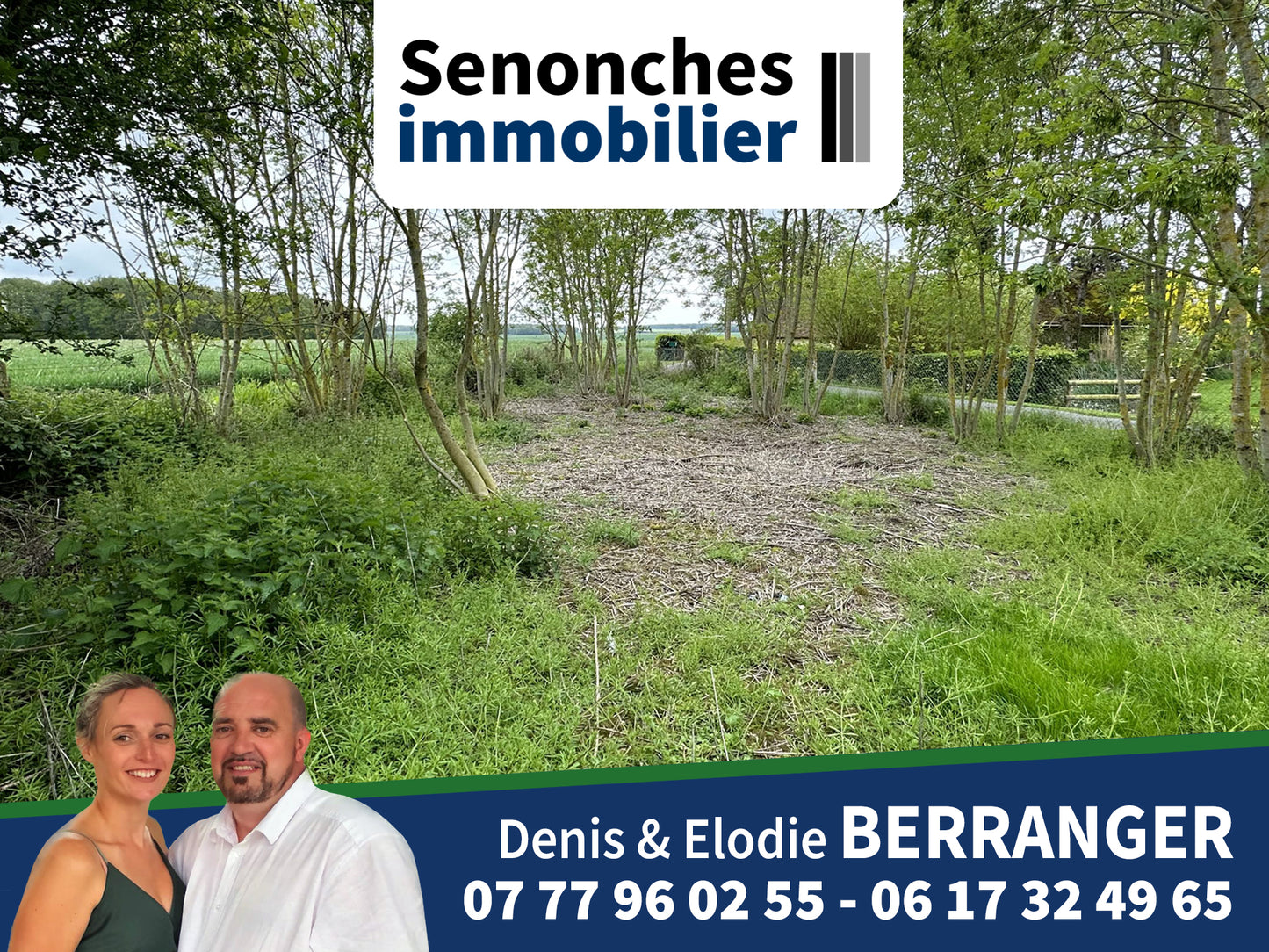 Terrain de loisir avec garage - 1200 m² - Digny (28250)