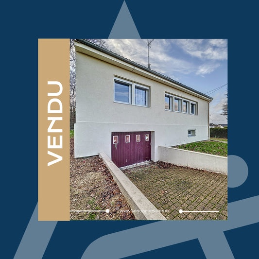 VENDU - Pavillon sur sous sol à vendre 5 pièces - 95 m² - Senonches (28250)