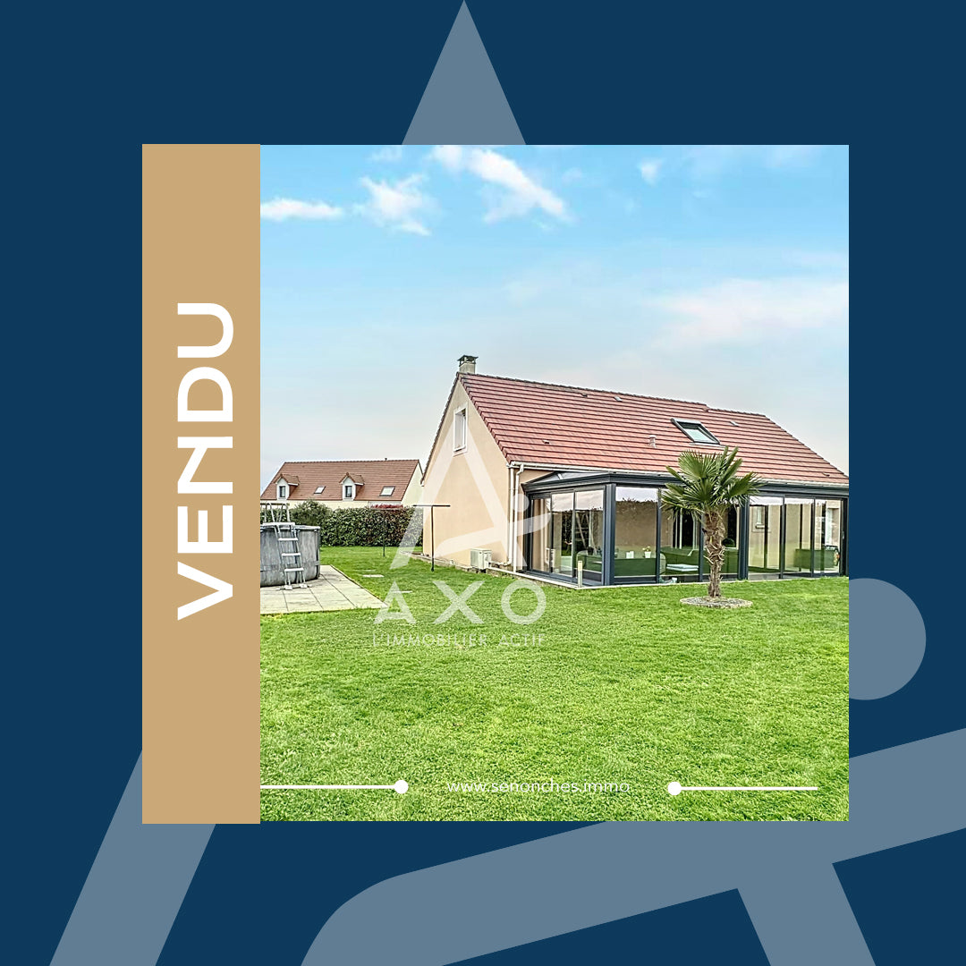 VENDU EN 1 VISITE - Pavillon de 2010 à vendre à Favières (28170) - 141 m² sur terrain de 1206 m²