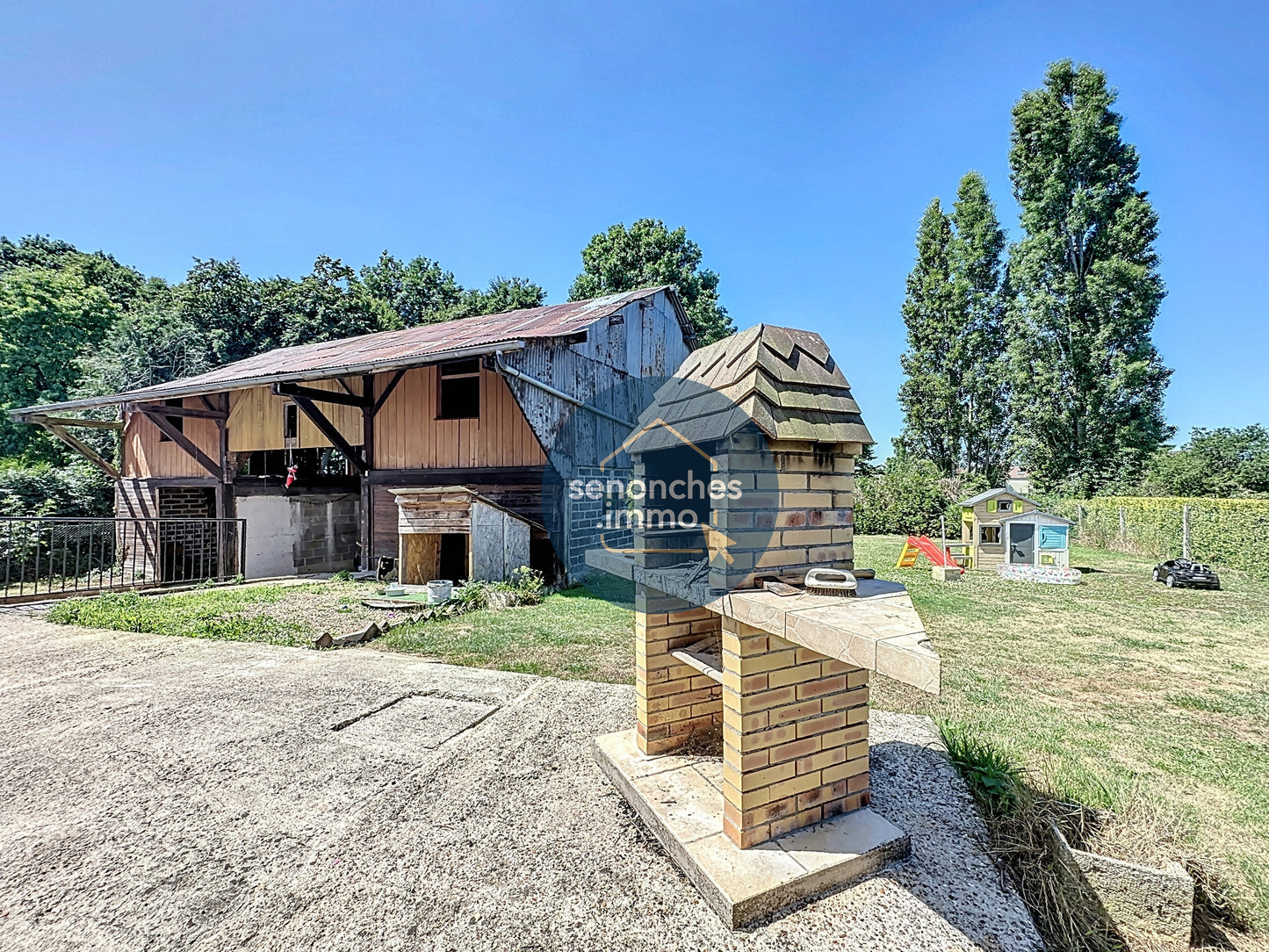 Maison à vendre Louversey 27190 sur sous-sol total avec dépendance et terrain arboré