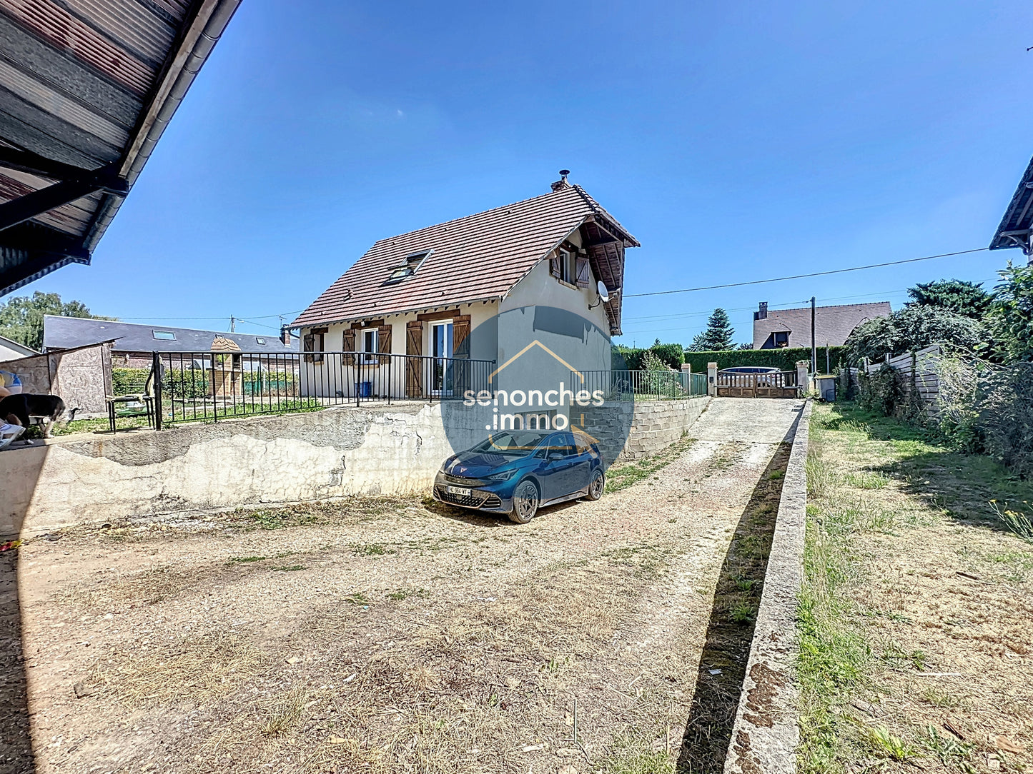 Maison à vendre Louversey 27190 sur sous-sol total avec dépendance et terrain arboré