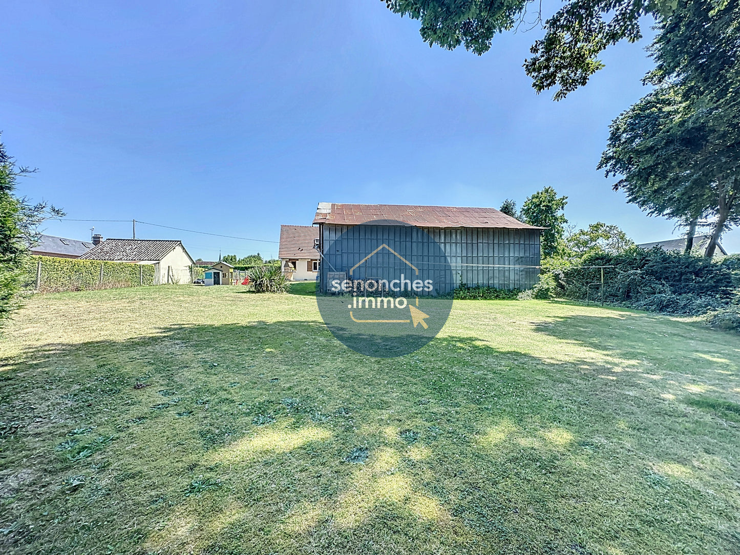 Maison à vendre Louversey 27190 sur sous-sol total avec dépendance et terrain arboré