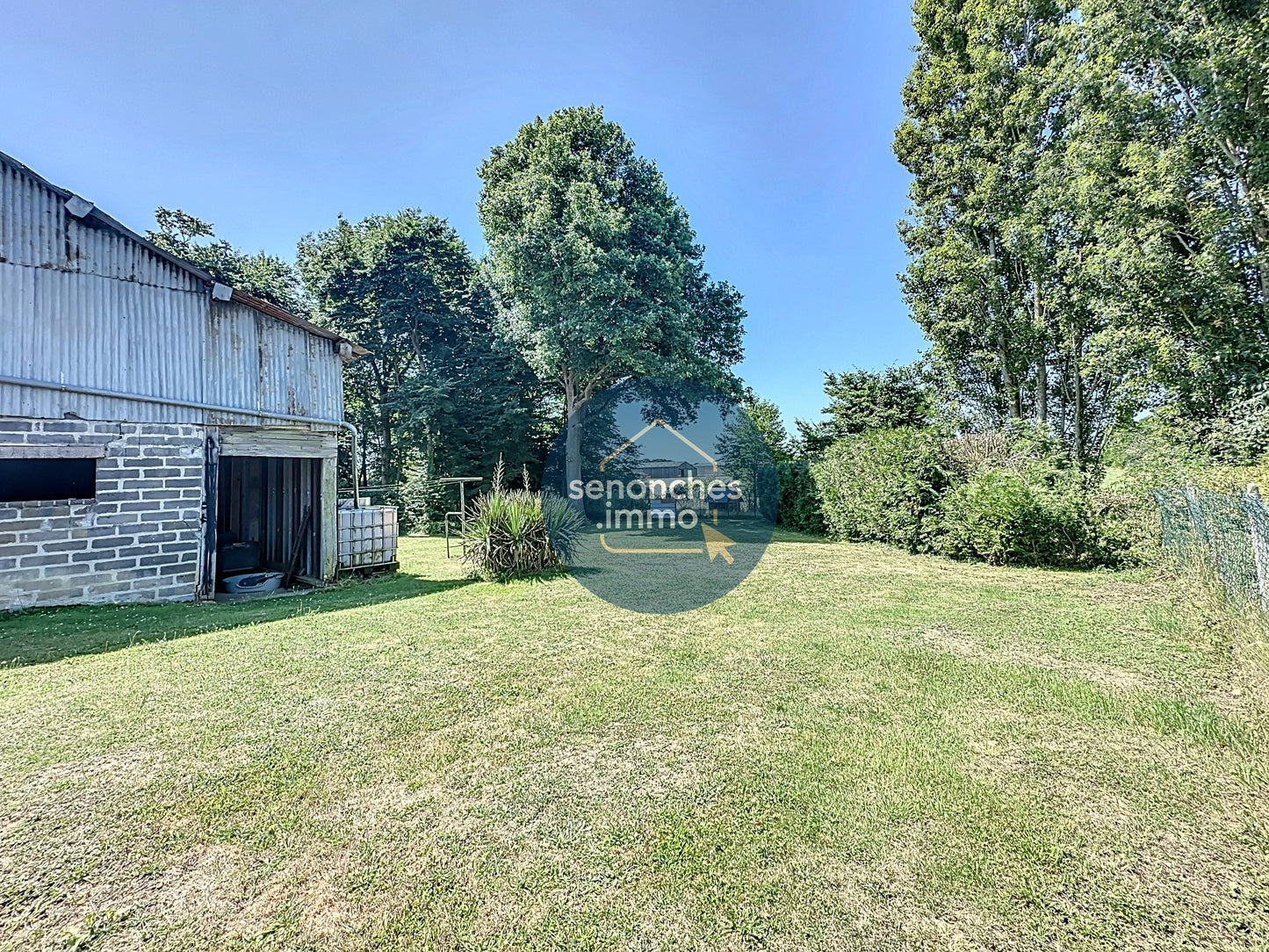 Maison à vendre Louversey 27190 sur sous-sol total avec dépendance et terrain arboré