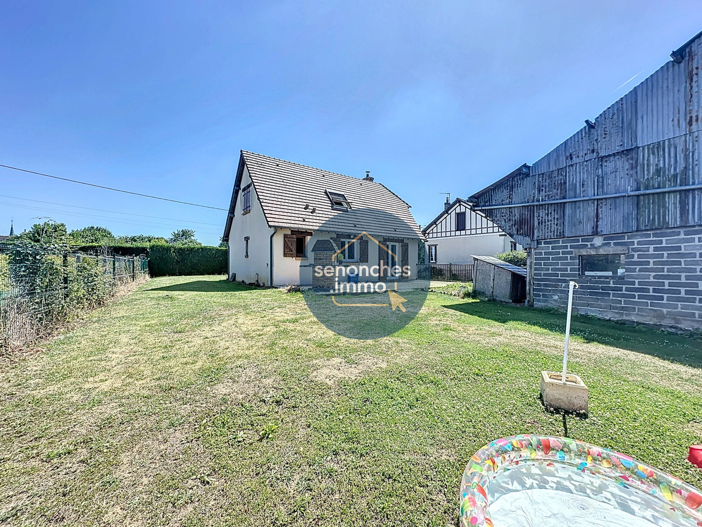 Maison à vendre Louversey 27190 sur sous-sol total avec dépendance et terrain arboré