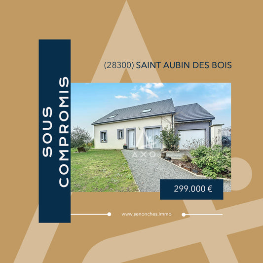 VENDU EN 2 VISITES - Pavillon moderne de 160 m² – Saint Aubin des Bois (28300), à 10 km de Chartres