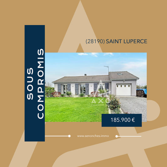 VENDU - Pavillon rénové de 90 m² avec véranda de 30 m² – Saint Luperce (28190)