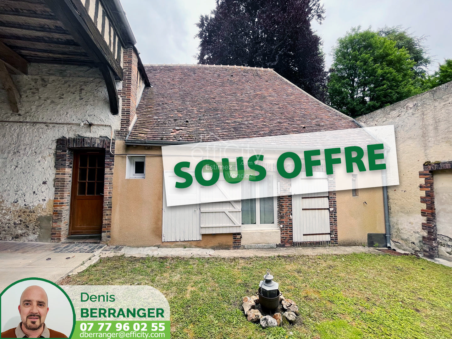 VENDU - Maison de ville 4 pièces - 76 m² - Senonches (28250