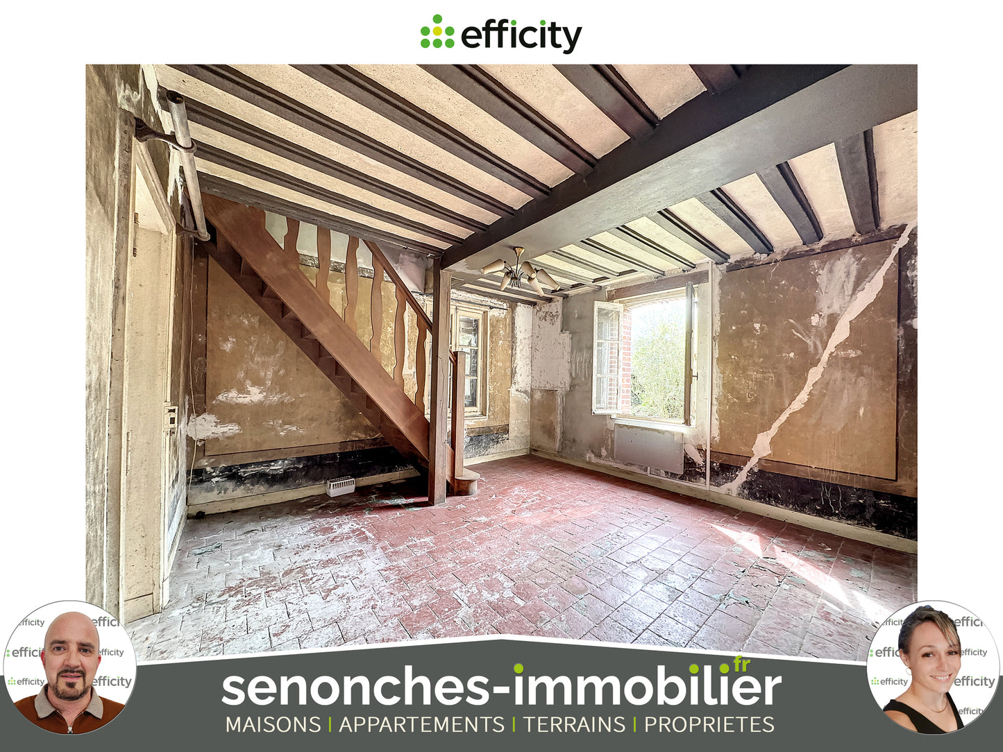 VENDUE - Maison vendue 4 pièces à rénover - 90 m² - Frazé (28160)