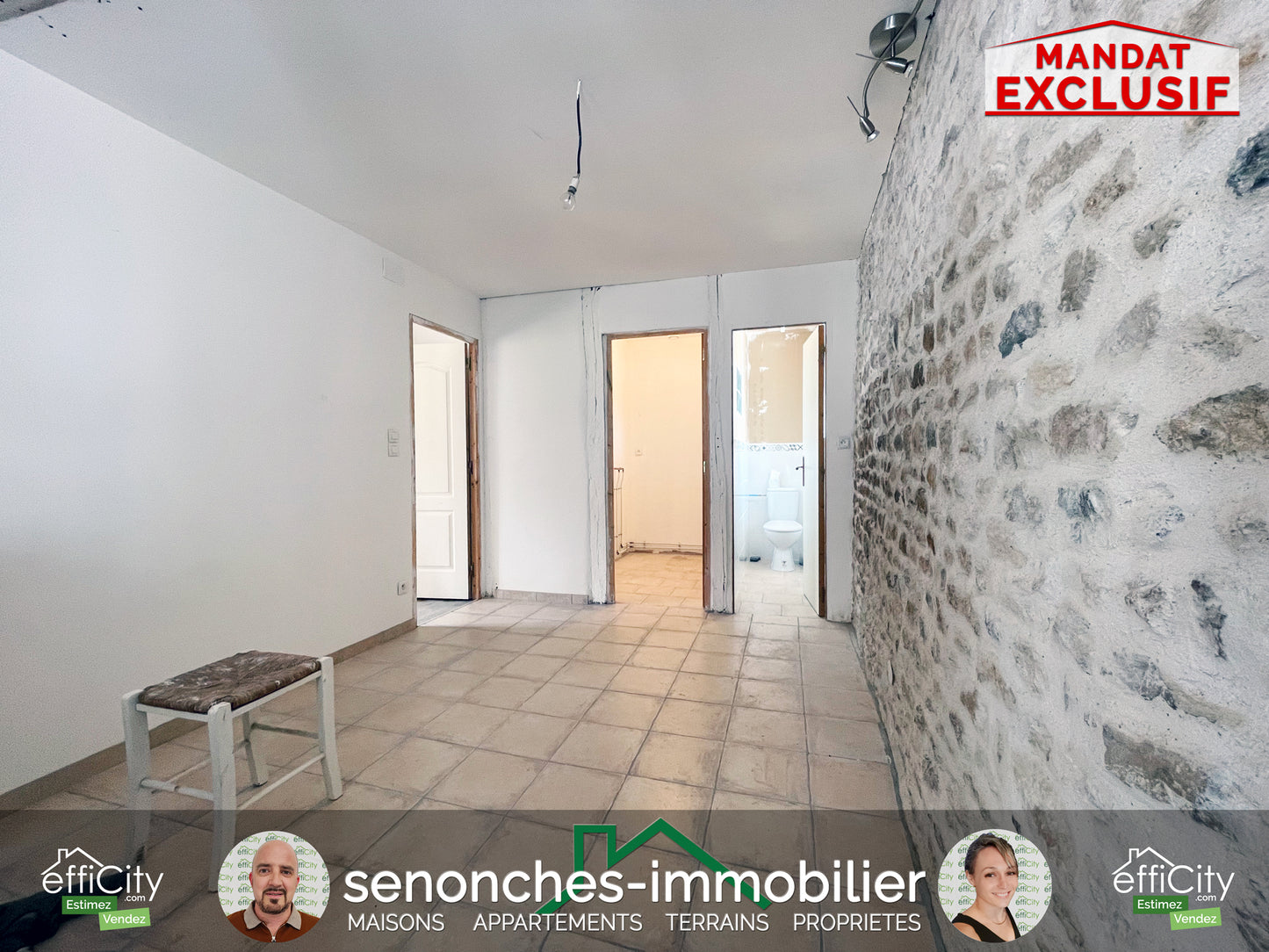 VENDUE - Maison 3 pièces - 64 m² - 28310 Levesville-la-Chenard
