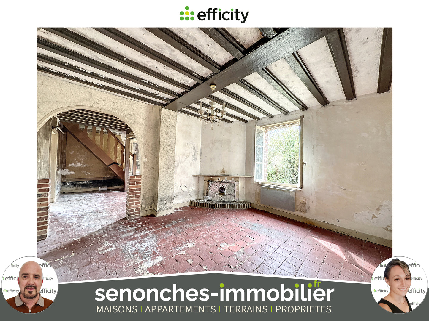 VENDUE - Maison vendue 4 pièces à rénover - 90 m² - Frazé (28160)