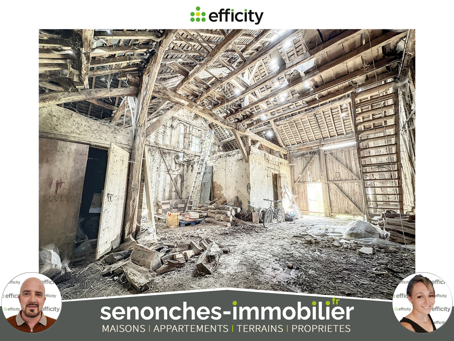 VENDUE - Maison 4 pièces à rénover - 90 m² - Frazé (28160)