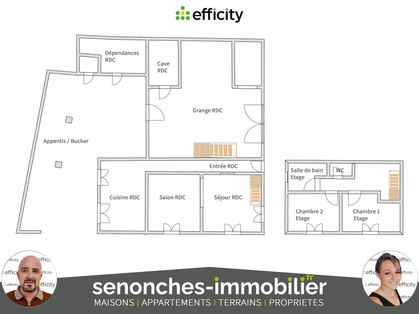 VENDUE - Maison vendue 4 pièces à rénover - 90 m² - Frazé (28160)