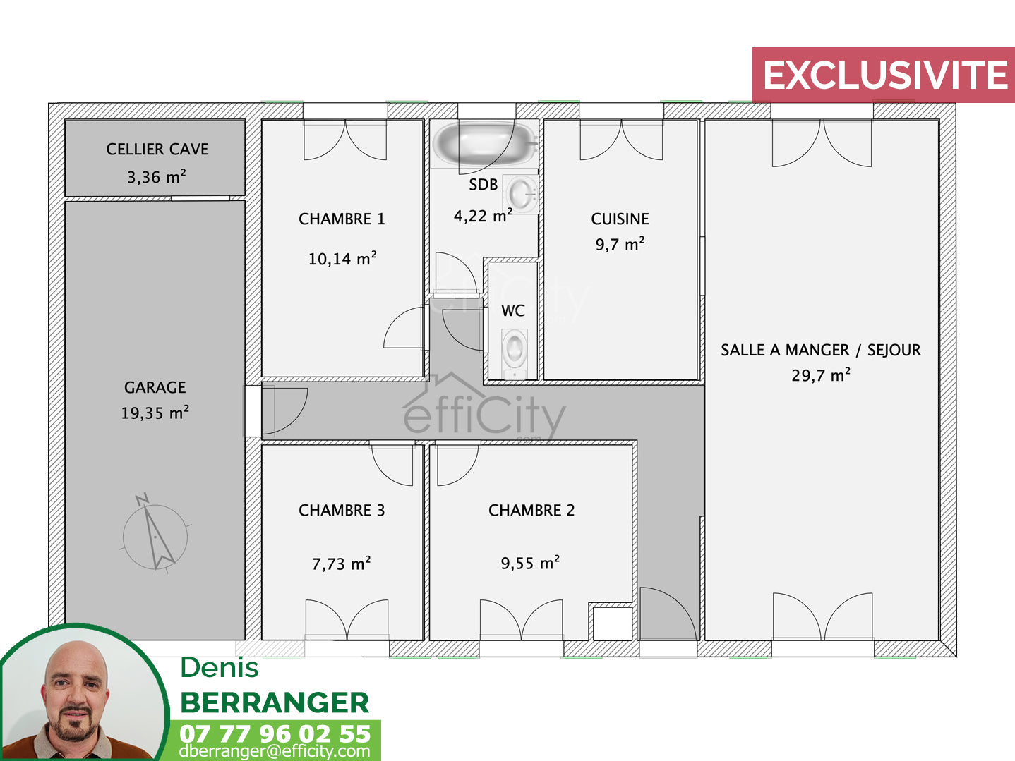 VENDUE - Maison 4 pièces - 90 m² - Brezolles (28270)