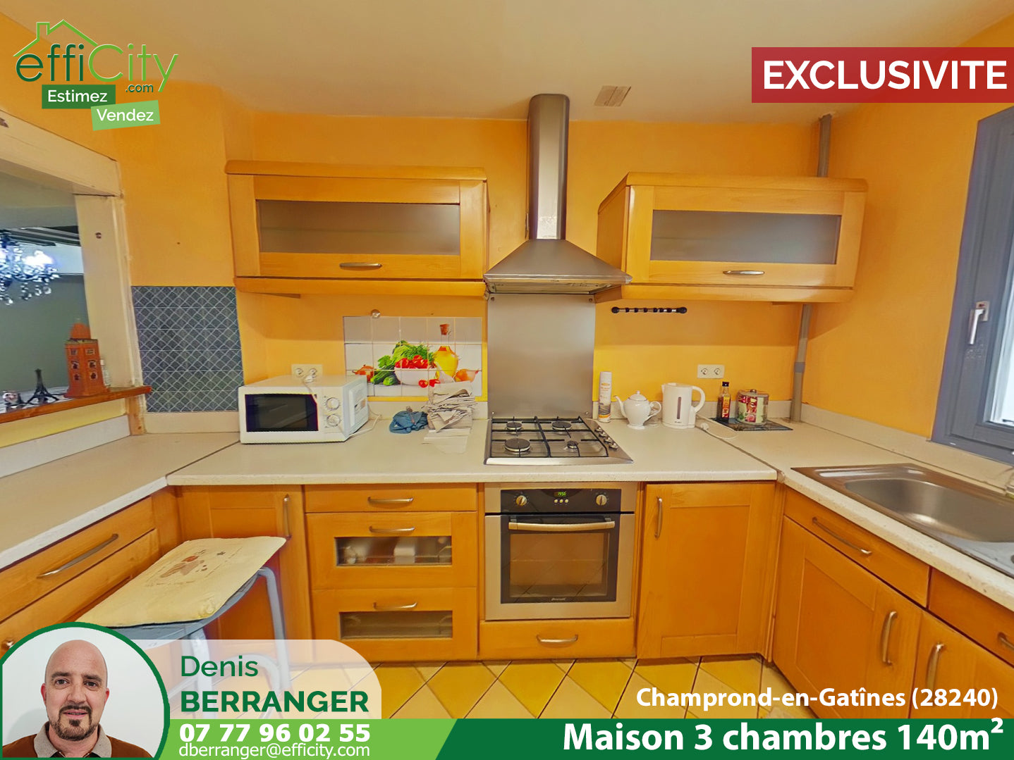 VENDUE Maison 4 pièces - 131 m² - Champrond-En-Gâtine (28240)