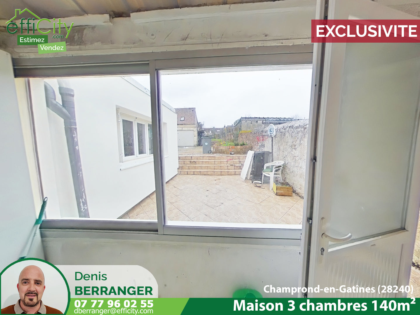 VENDUE Maison 4 pièces - 131 m² - Champrond-En-Gâtine (28240)