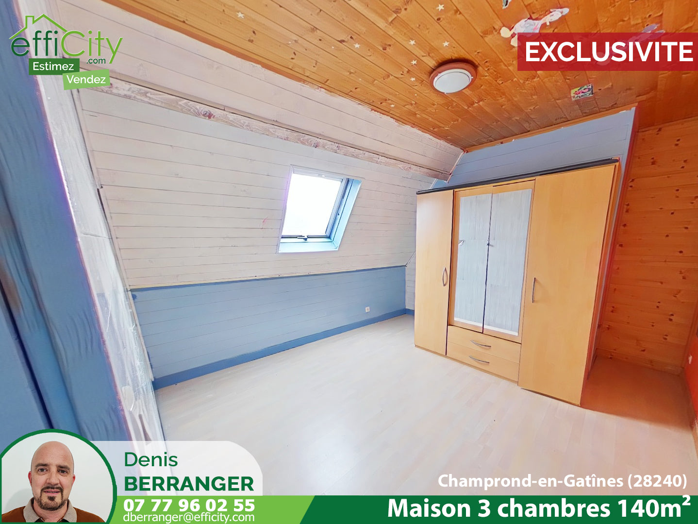 VENDUE Maison 4 pièces - 131 m² - Champrond-En-Gâtine (28240)