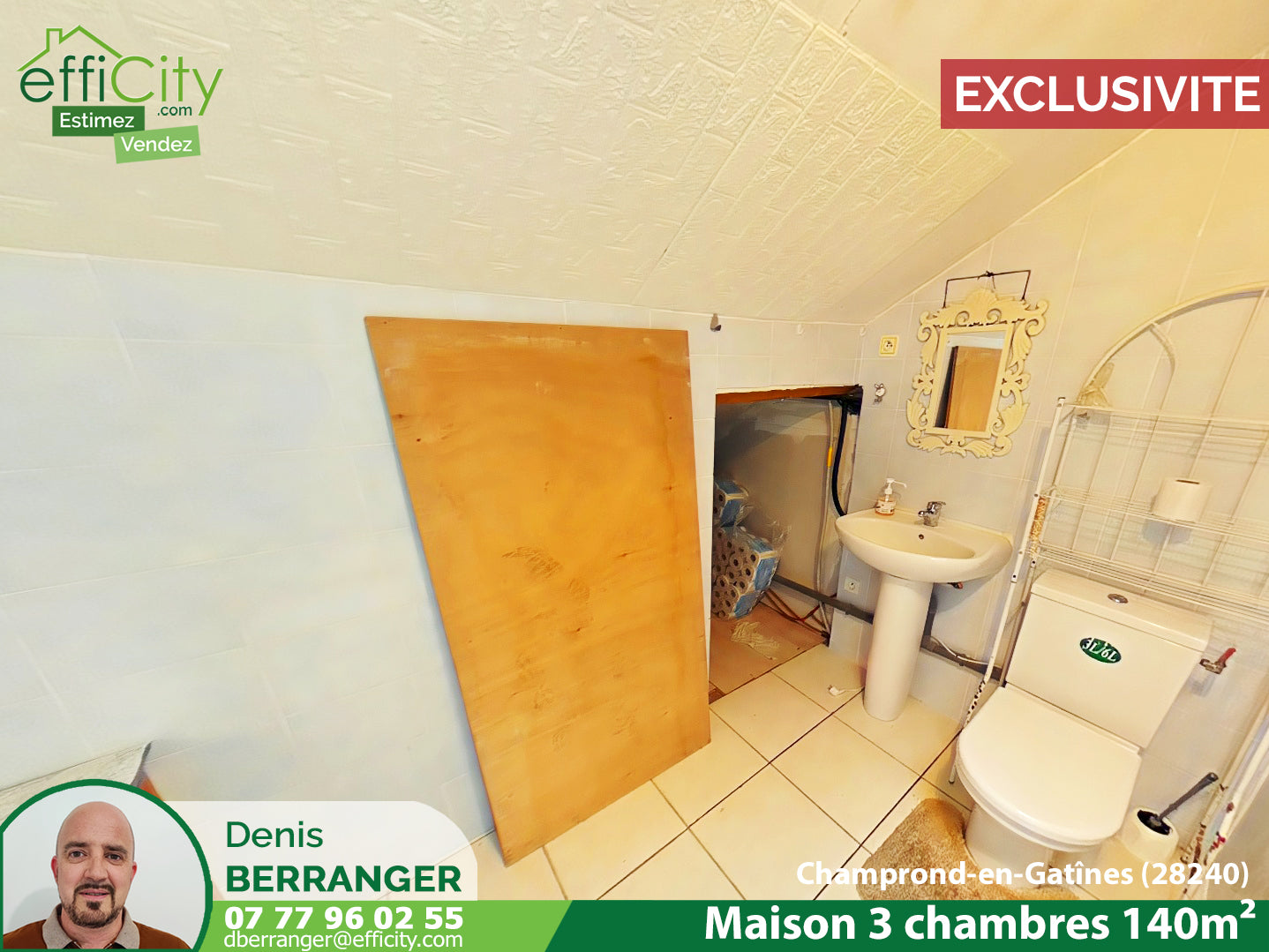 VENDUE Maison 4 pièces - 131 m² - Champrond-En-Gâtine (28240)