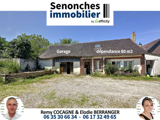 Longère à vendre 8 pièces - 165 m² - Tremblay-les-Villages (28170)