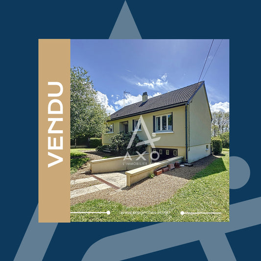 VENDU - Pavillon à Rafraîchir avec Sous-sol - 94m² - La Loupe / Belhomert (28240)