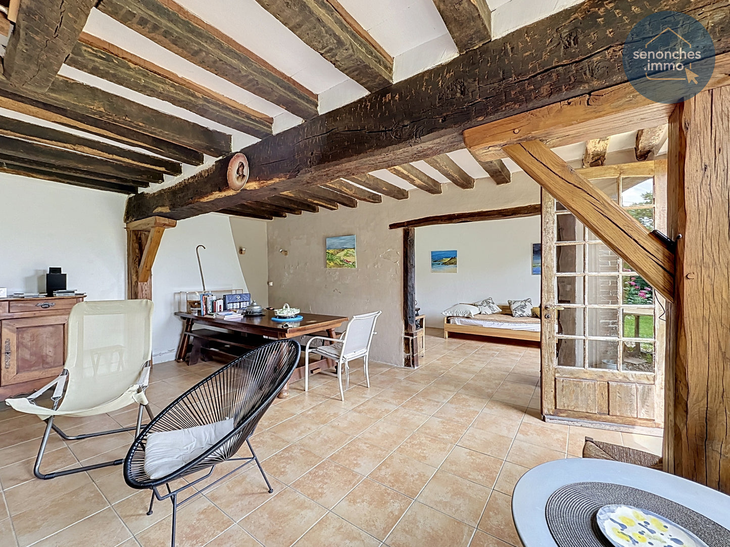 Maison percheronne à vendre 104 m² habitables avec jardin clos à Digny (28250)