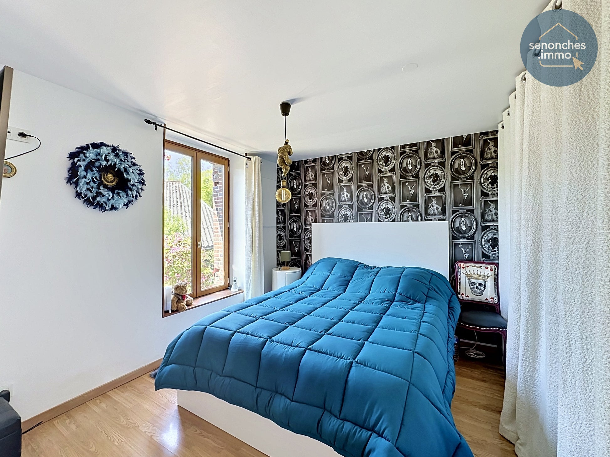 Seconde chambre parentale plain-pied dans longère rénovée à Senonches