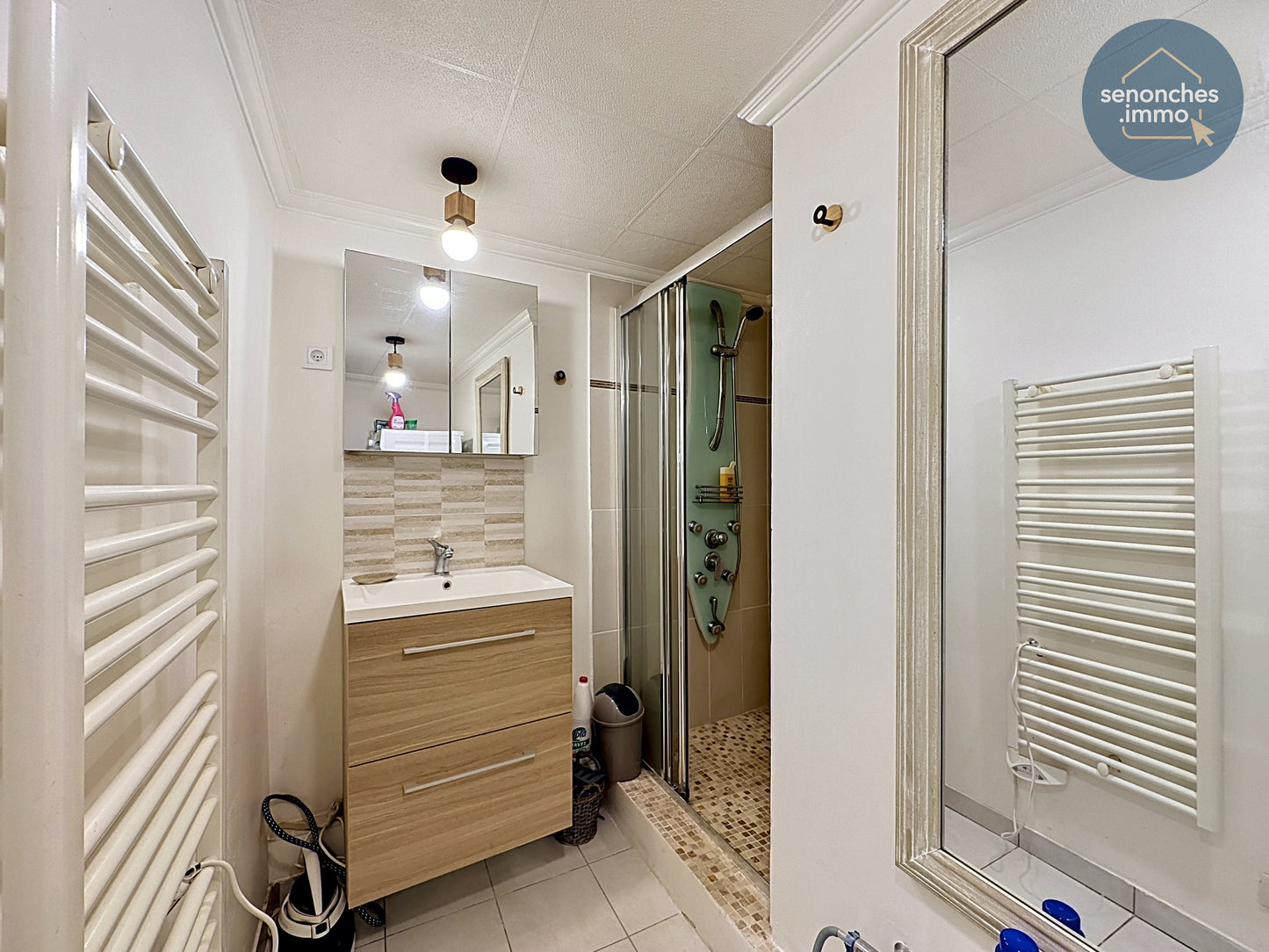 Salle d'eau douche de la longère à vendre en centre-ville de Senonches