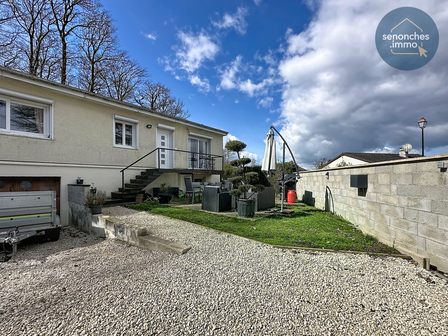Pavillon sur sous‑sol à Senonches 106 m² 4 chambres avec jardin et proximité immédiate de la forêt.