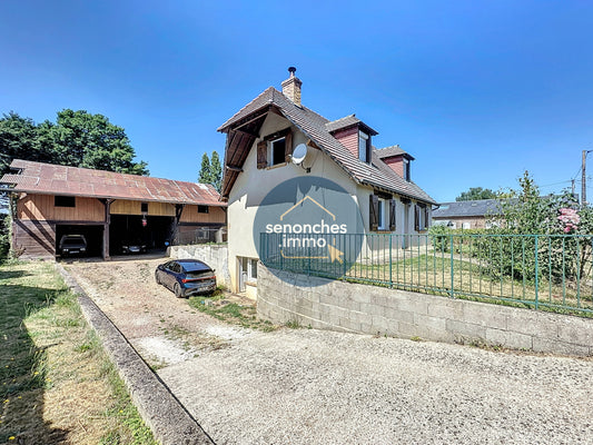 Maison à vendre Louversey 27190 sur sous-sol total avec dépendance et terrain arboré