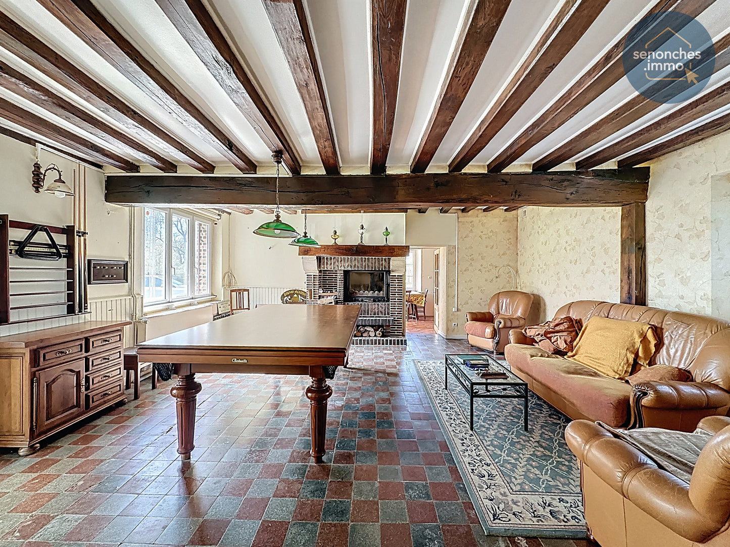 Longère familiale à vendre à Manou avec grand terrain, étang et accès gare La Loupe