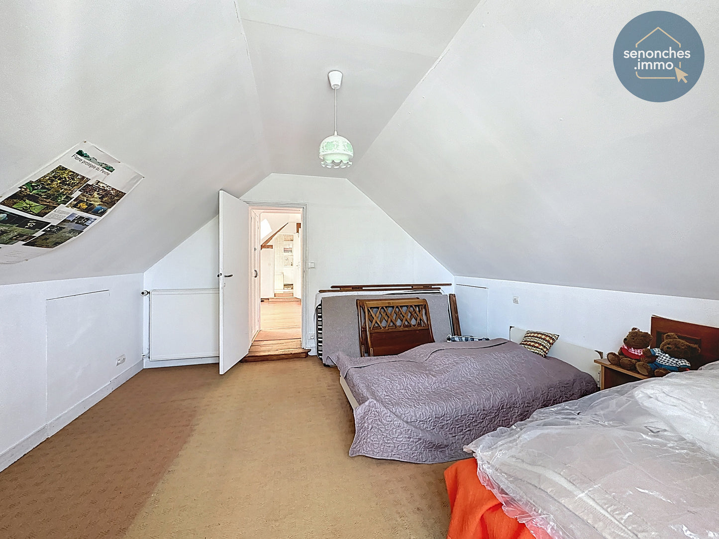 Longère familiale à vendre à Manou avec grand terrain, étang et accès gare La Loupe