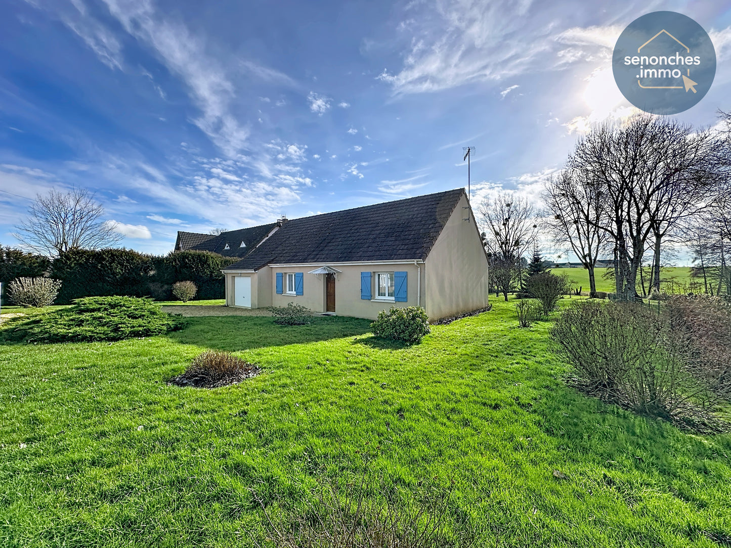 Pavillon à vendre à Manou (28240) avec grand terrain, garage et combles aménageables
