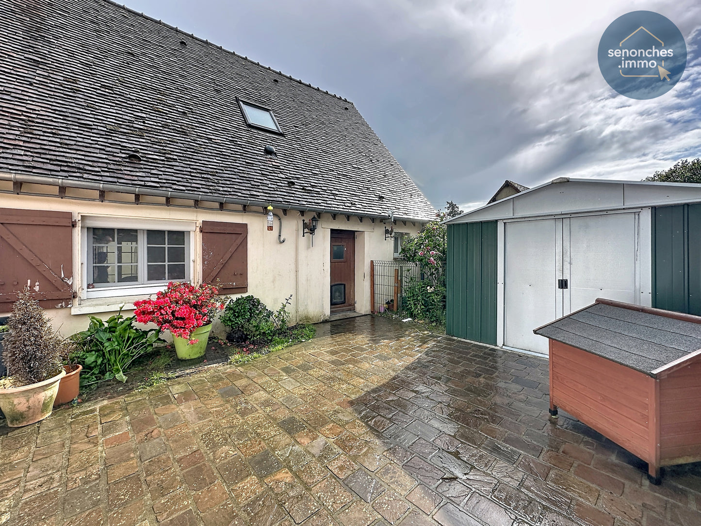 Maison à vendre à Saint-Maurice-Saint-Germain 28240 – Charmante maison avec garage et poêle à bois