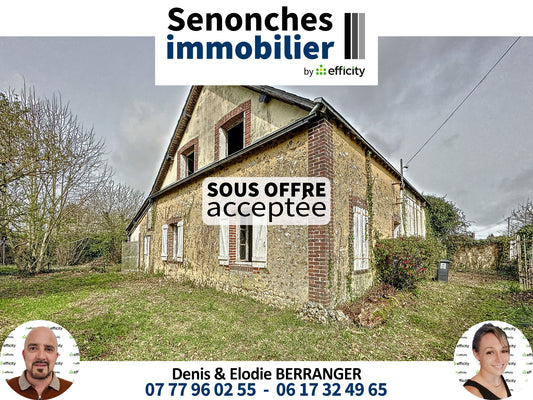 VENDUE - Maison vendue 4 pièces à rénover - 90 m² - Frazé (28160)