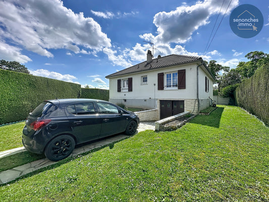 Maison à vendre au Boullay-Thierry (28210) – Pavillon 3 chambres avec sous-sol complet et jardin clos