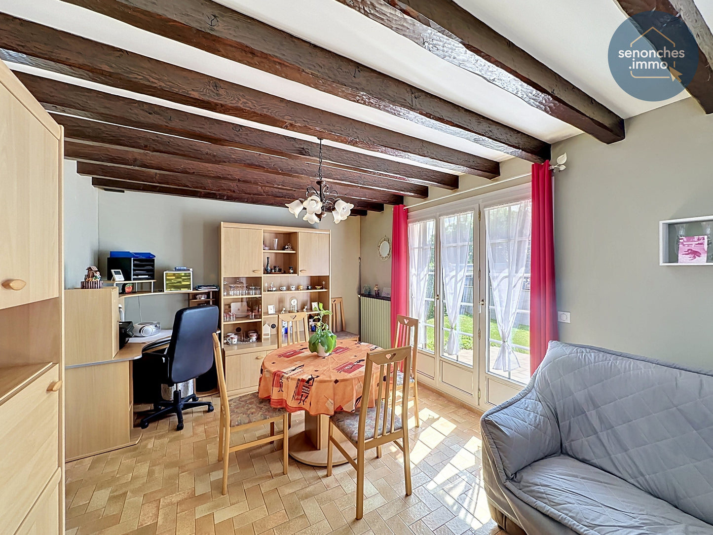 Maison à vendre au Boullay-Thierry (28210) – Pavillon 3 chambres avec sous-sol complet et jardin clos