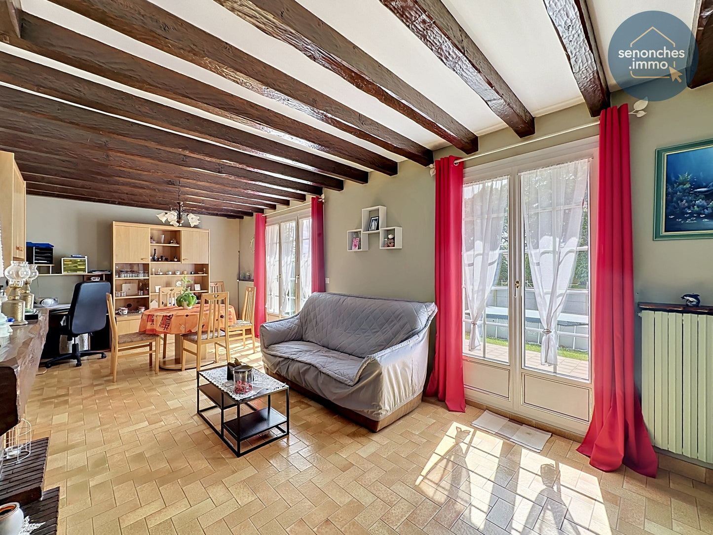 Maison à vendre au Boullay-Thierry (28210) – Pavillon 3 chambres avec sous-sol complet et jardin clos
