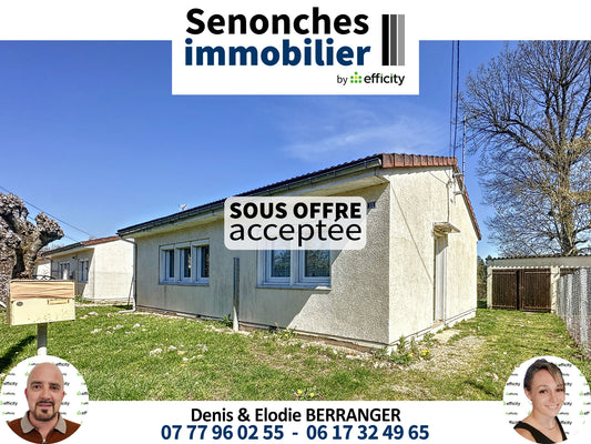 SOUS-COMPROMIS / Maison 3 pièces - 65 m² - Senonches (28250)