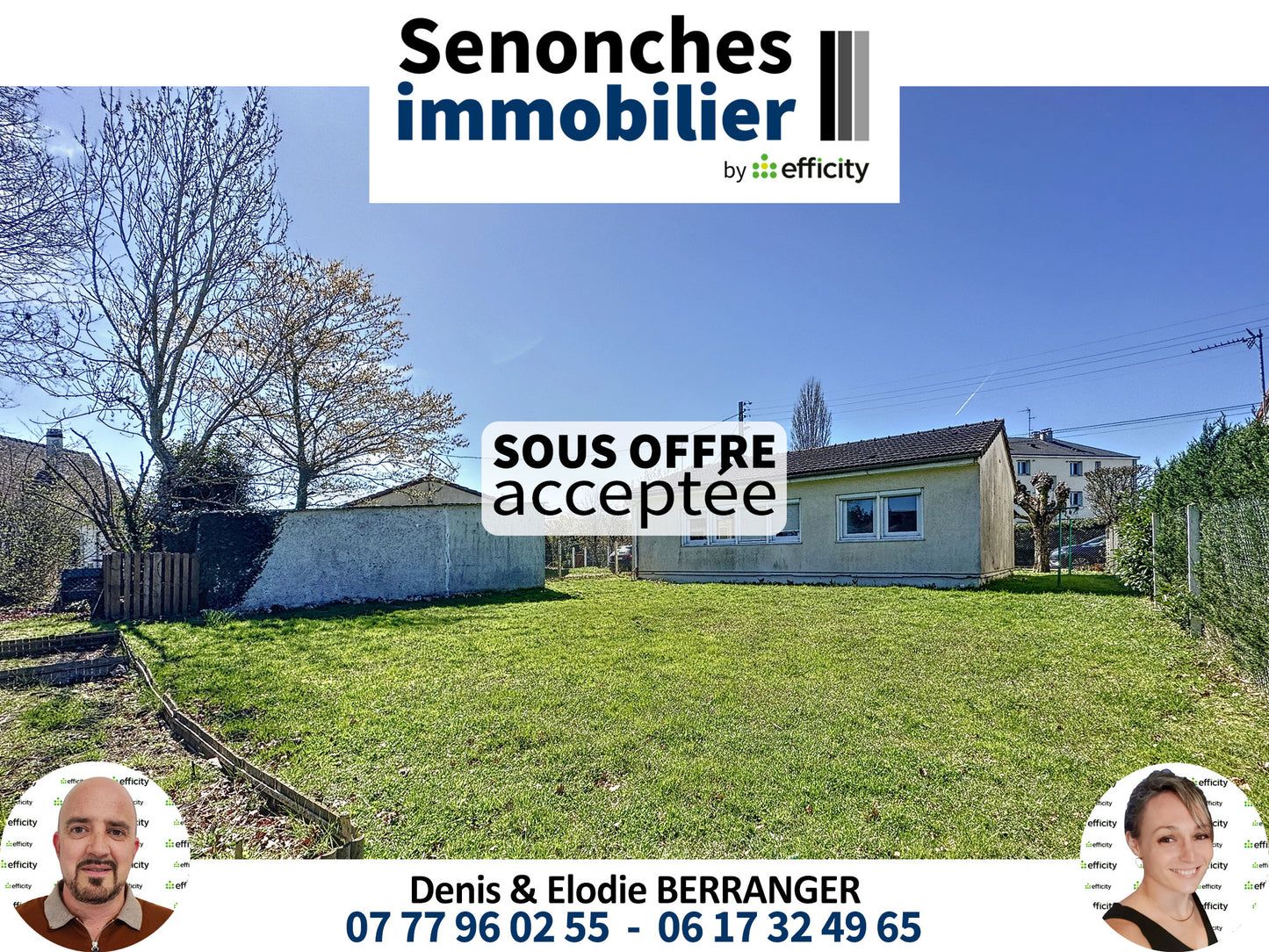 VENDUE - Maison 3 pièces - 65 m² - Senonches (28250)
