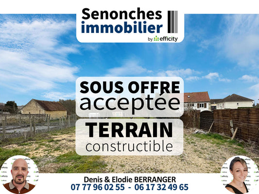 SOUS-COMPROMIS / Terrain constructible à vendre - 398 m² - Berd'huis (61340)