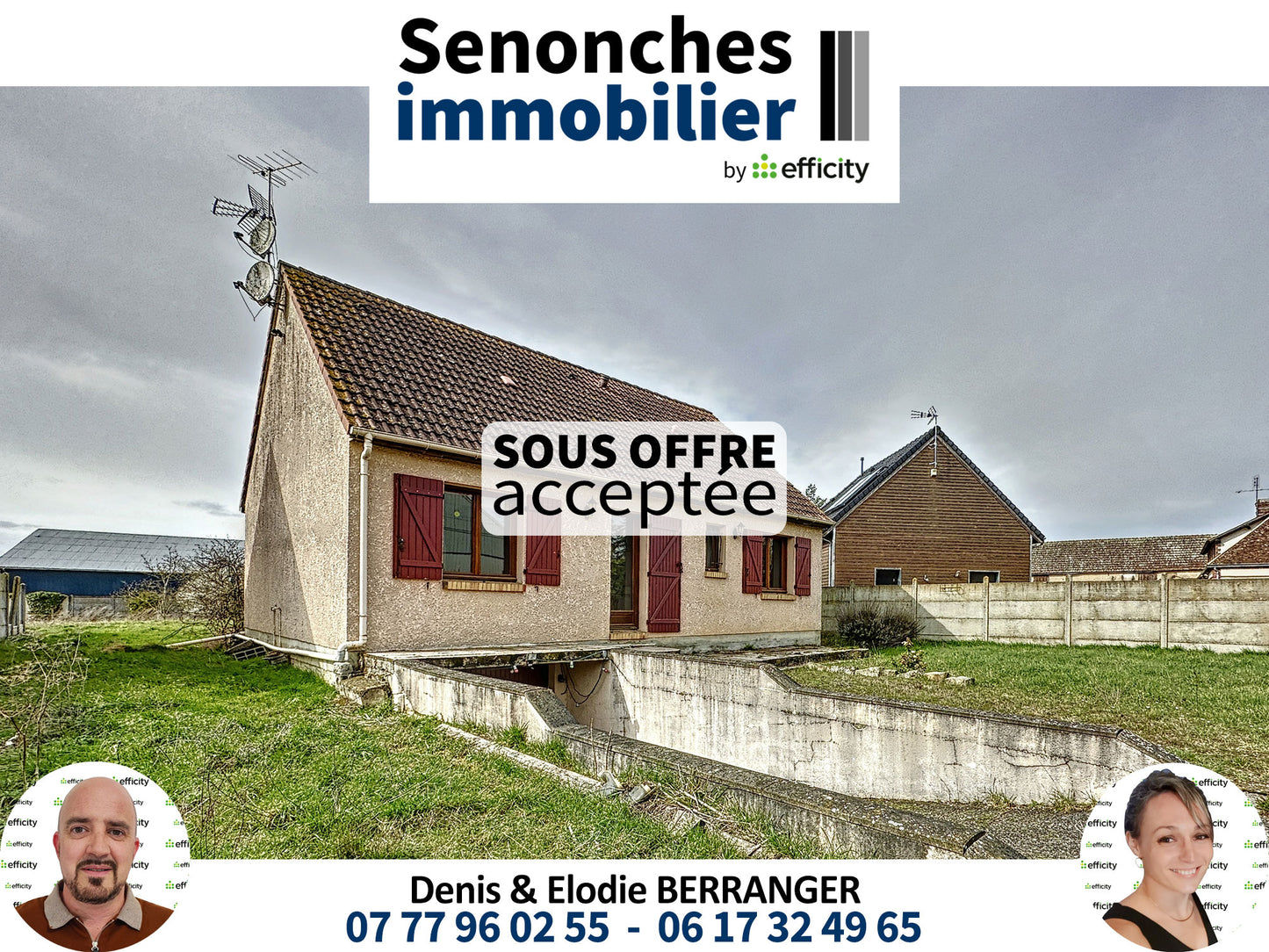 VENDUE - Maison 5 pièces - 89 m² - Tremblay-Les-Villages (28170)