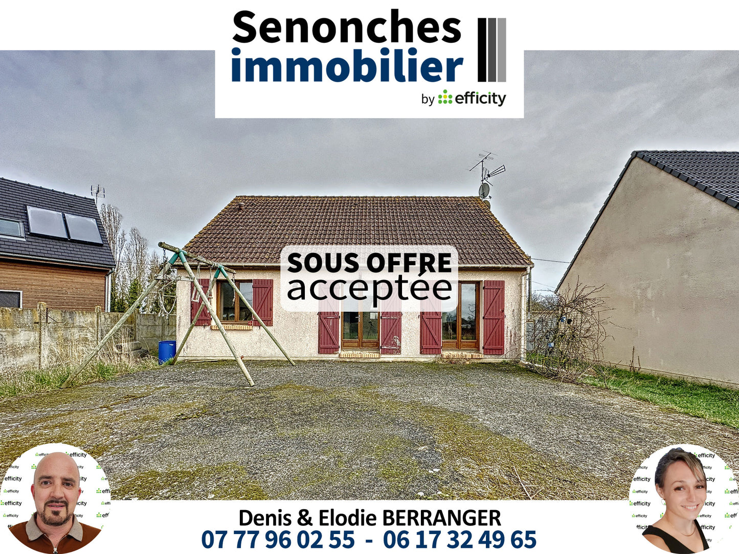 VENDUE - Maison 5 pièces - 89 m² - Tremblay-Les-Villages (28170)