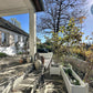 Terrasse ouest vue plan d’eau communal Luisant